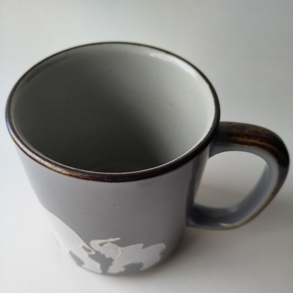 Elephant Pottery Mug - Picture 3 of 7